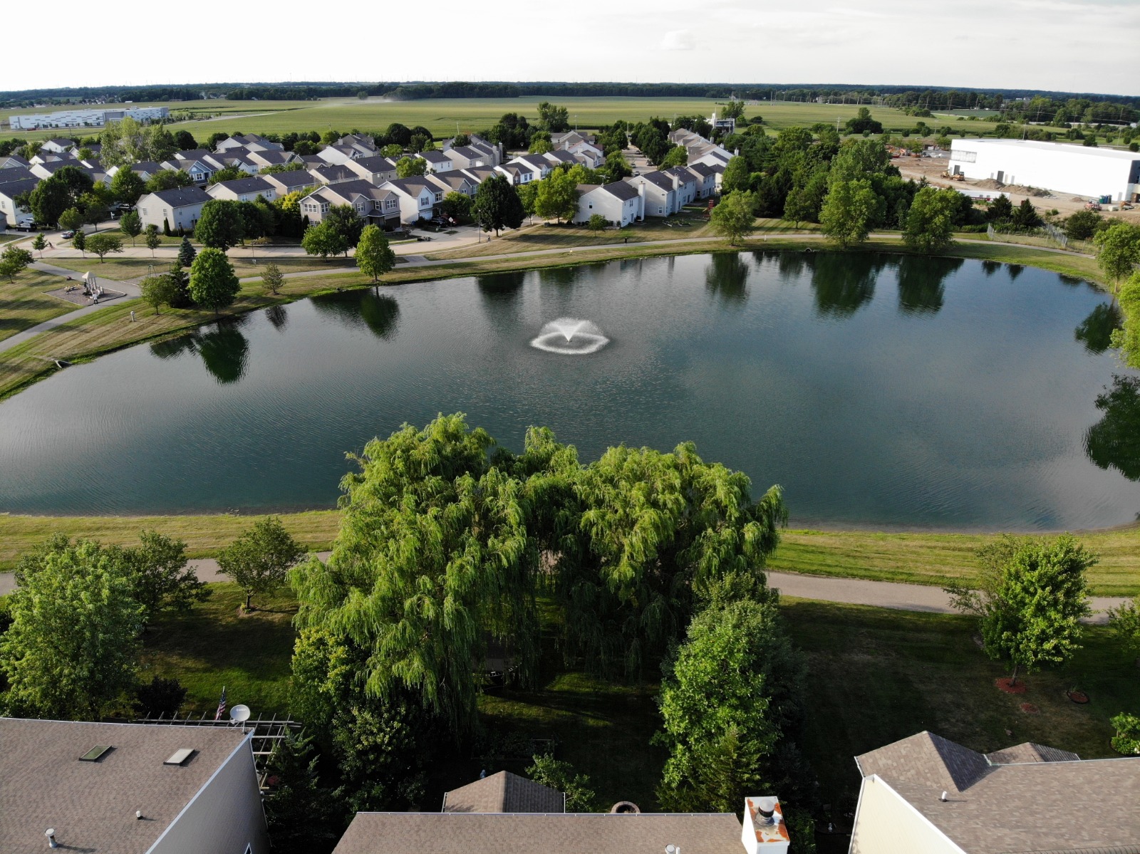 AV Pond Aerial View
